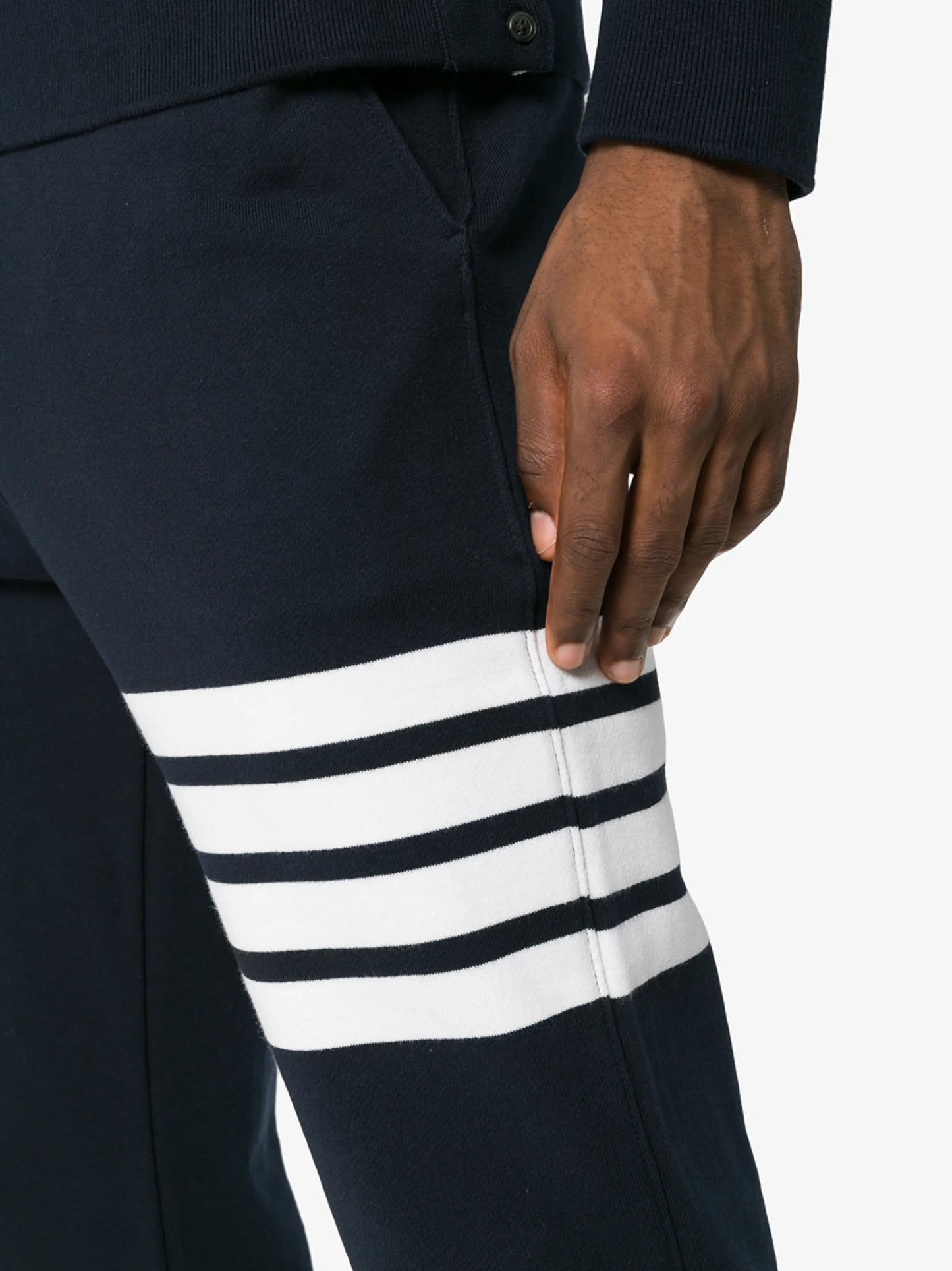 Thom Browne Classic 4-Bar Sweatpants Navy