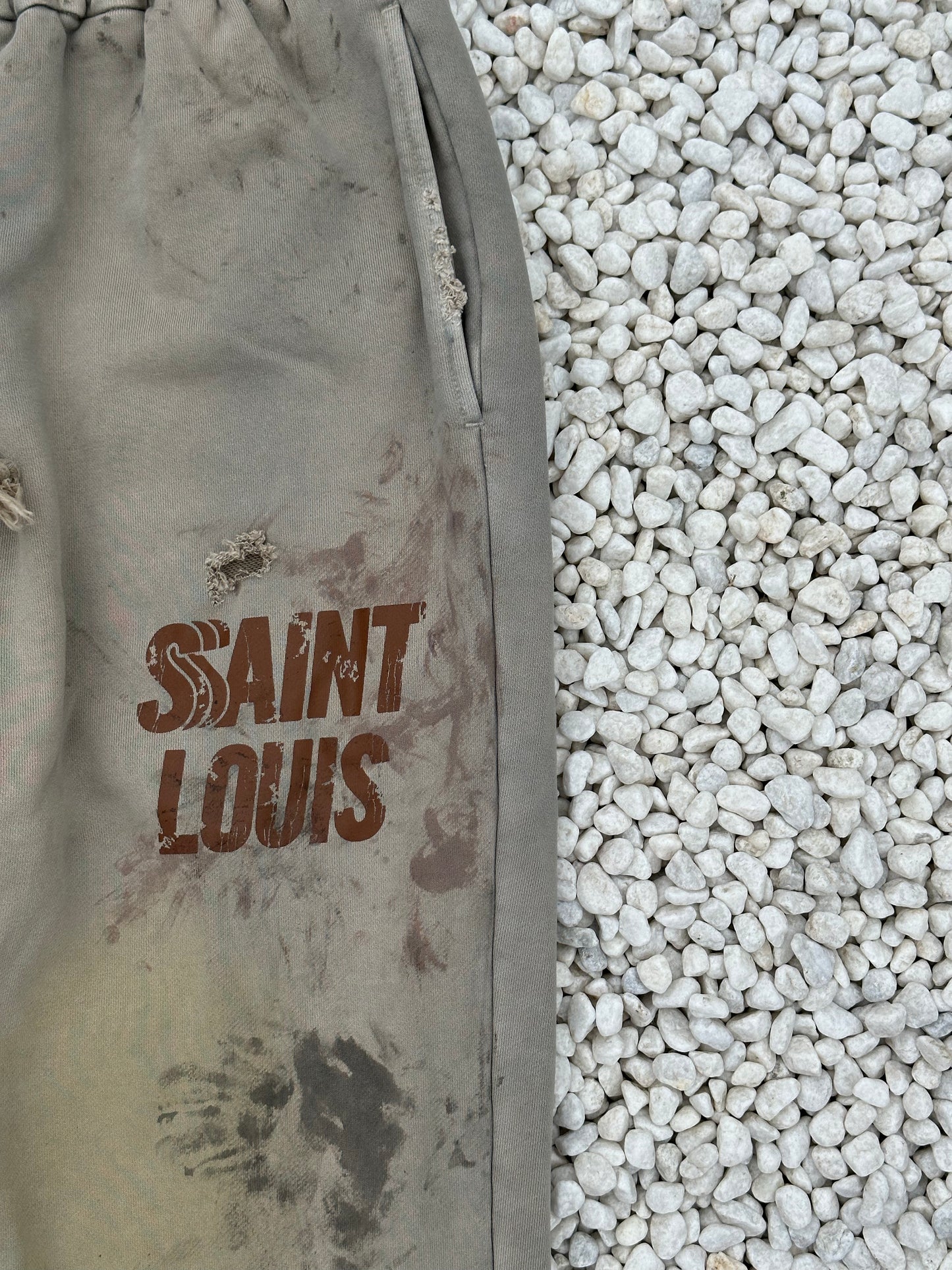 Sssaint Louis Distressed Sweatpants