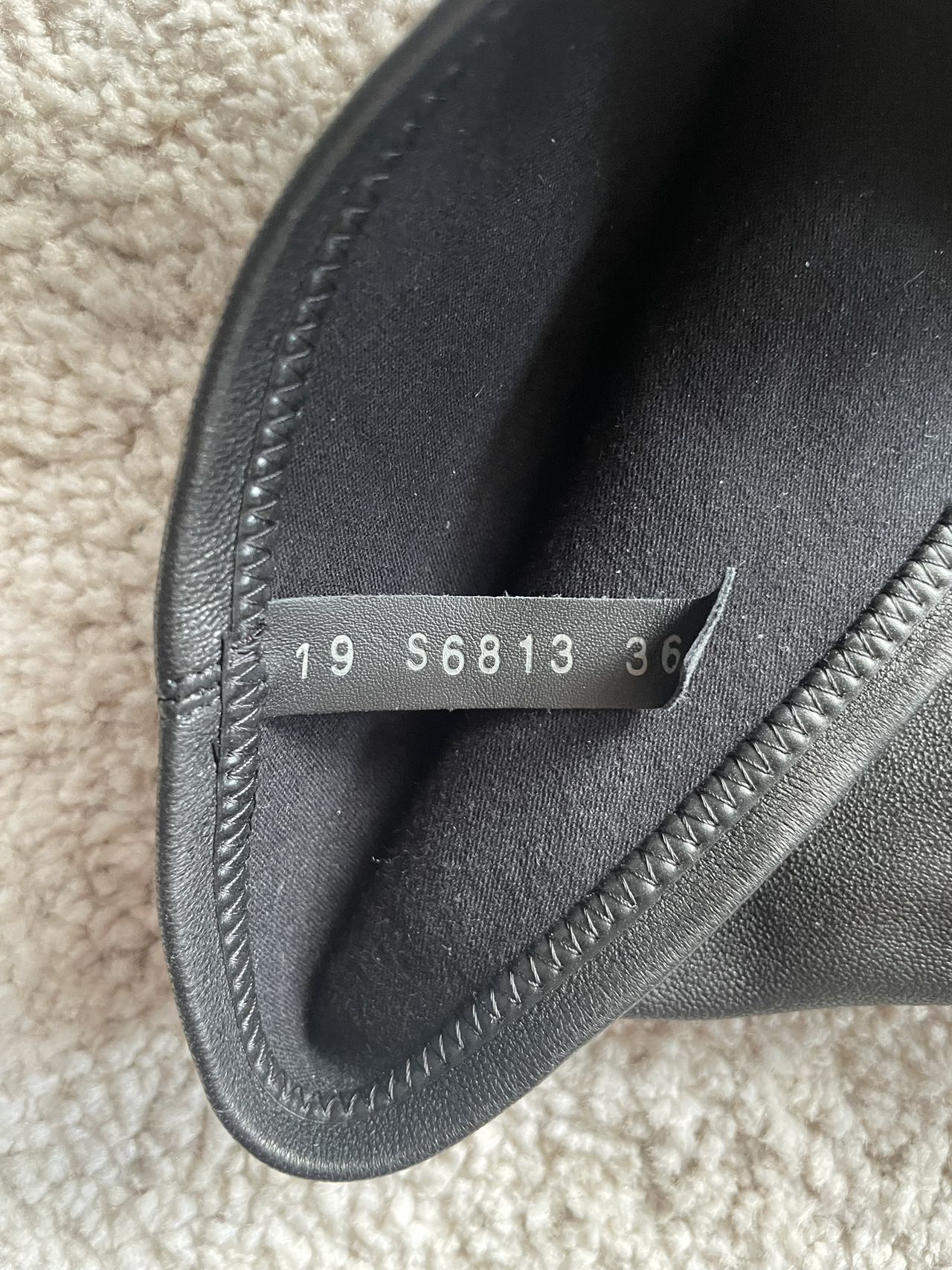 Rick Owens Oblique Runner Stocking Boots Women's Size 36 Leather