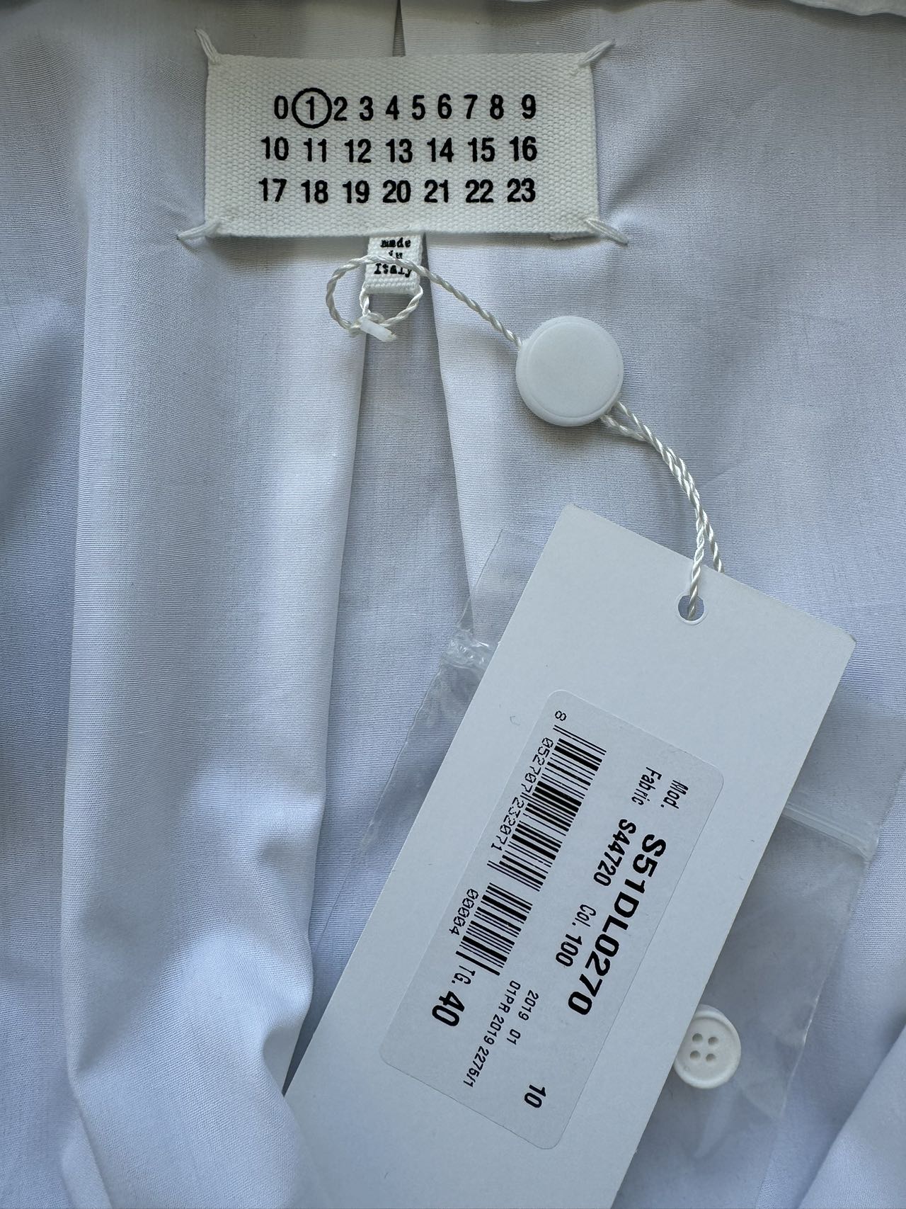 Maison Margiela Cotton Polyester Button-Down Shirt