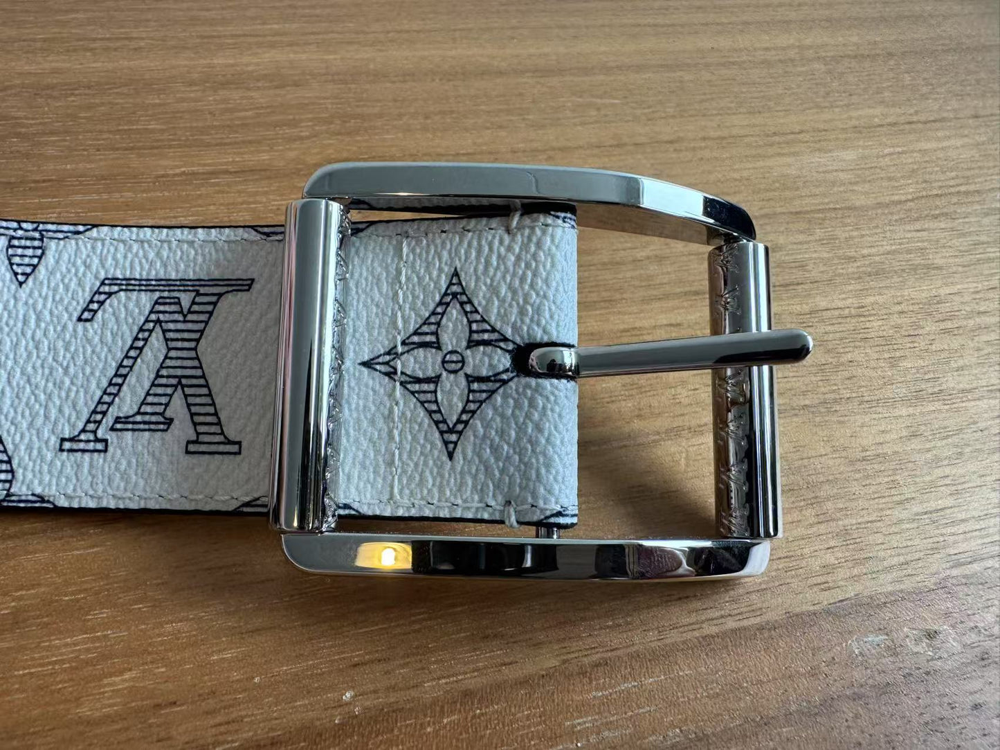 Louis Vuitton Monogram Chapman Brothers Rhino Lion Belt