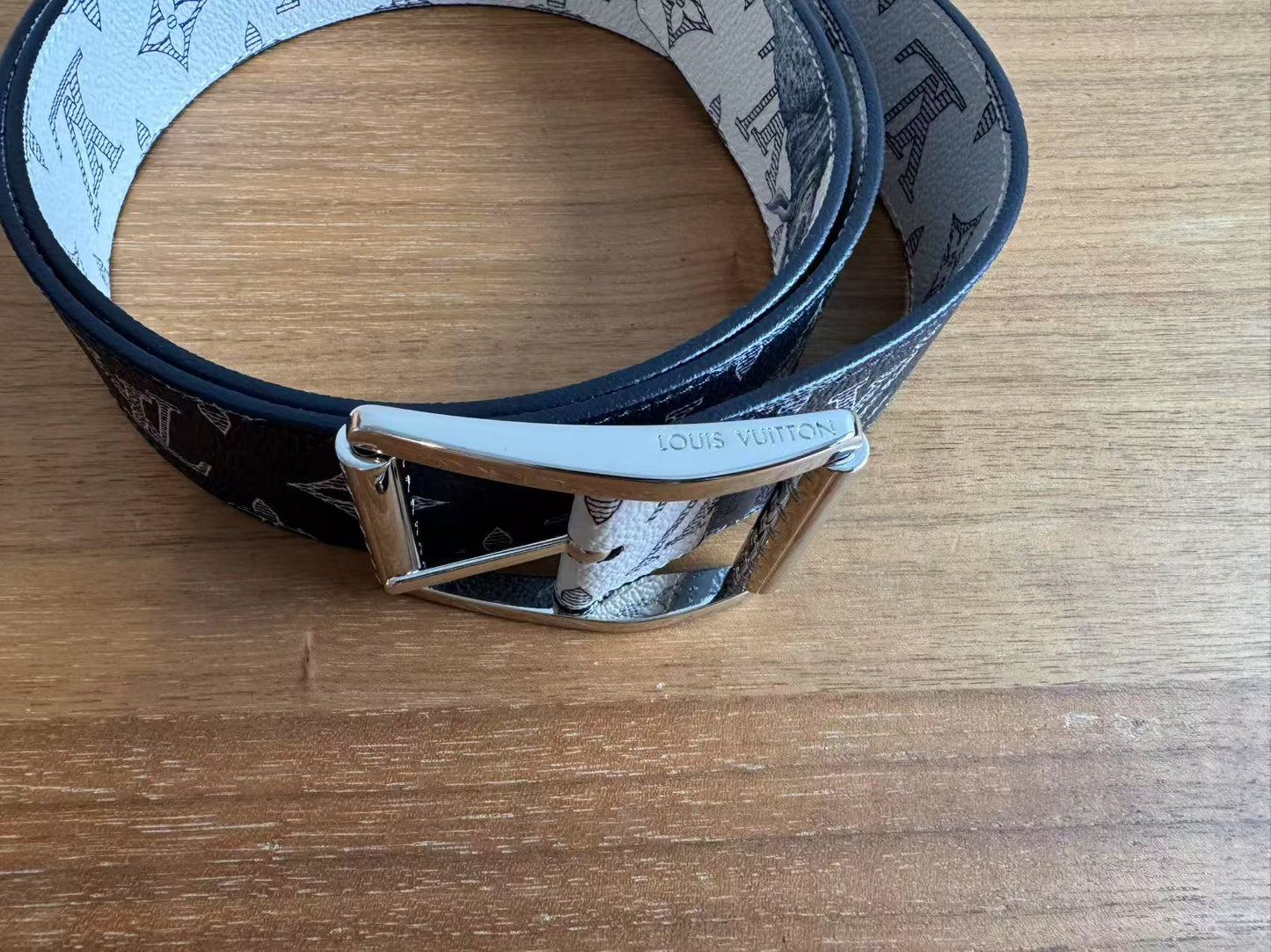 Louis Vuitton Monogram Chapman Brothers Rhino Lion Belt