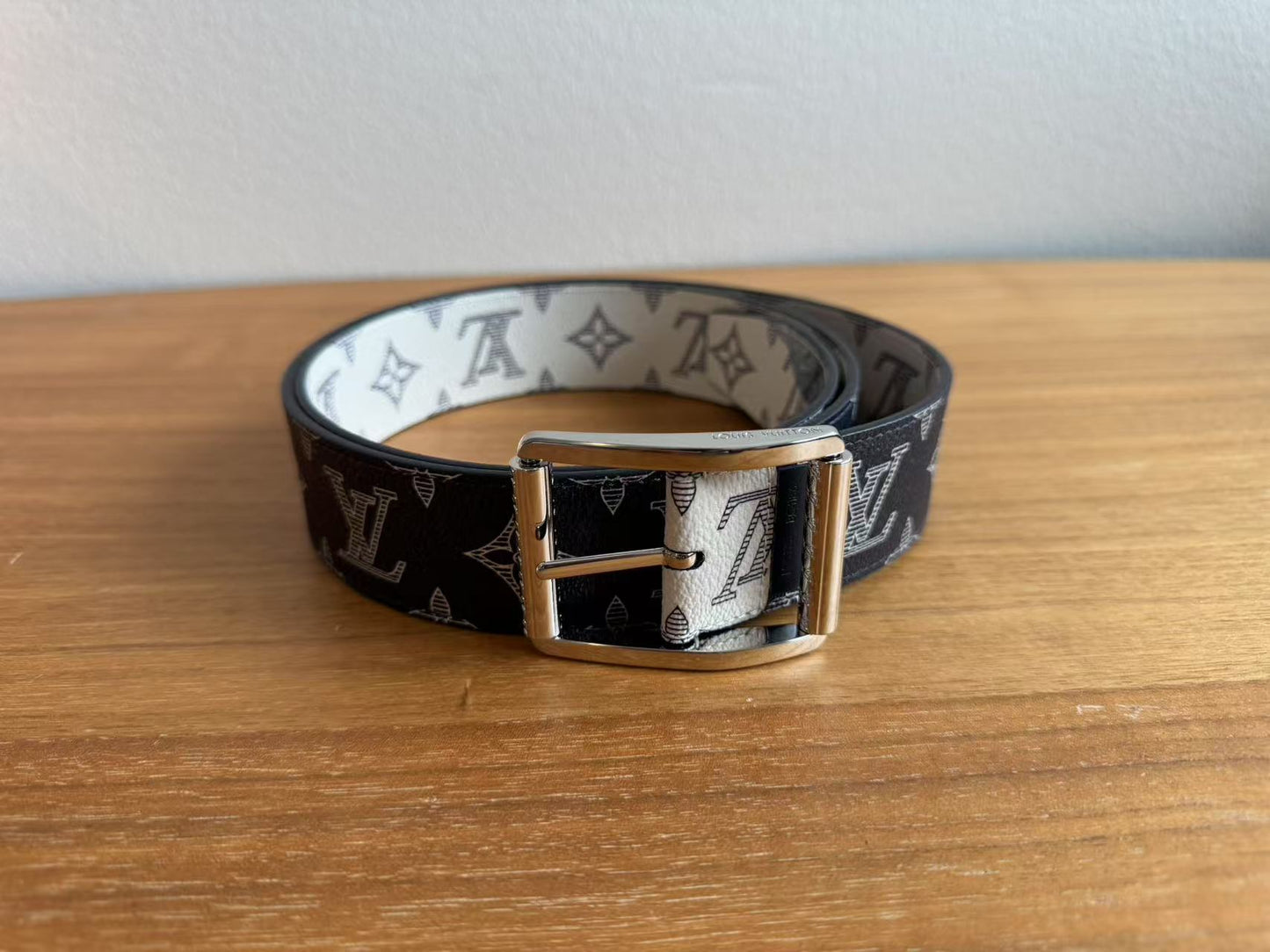 Louis Vuitton Monogram Chapman Brothers Rhino Lion Belt
