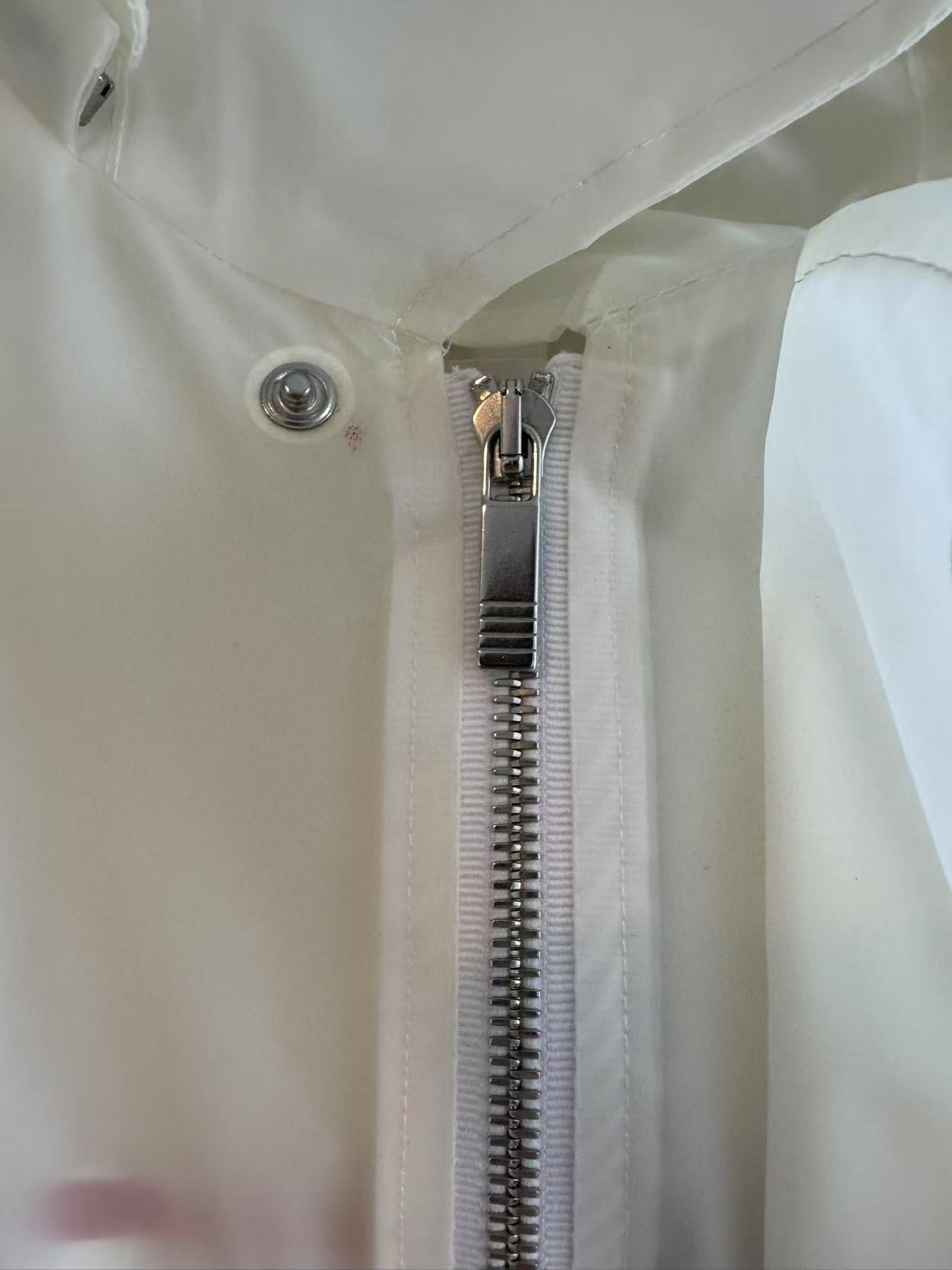 Thom Browne Transparent Stripe Rain Coat