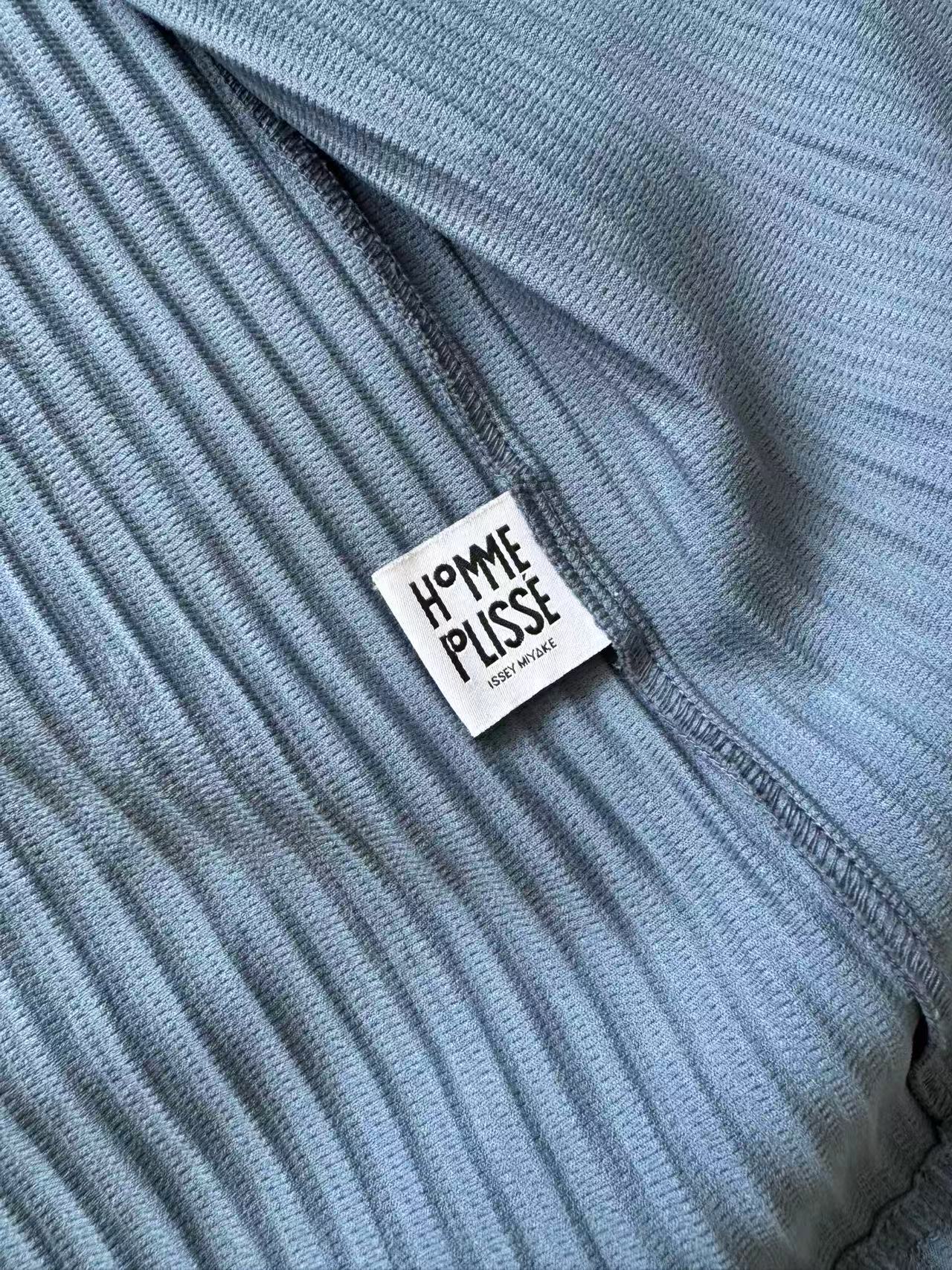 Homme Plissé Issey Miyake Blue Zip Jacket