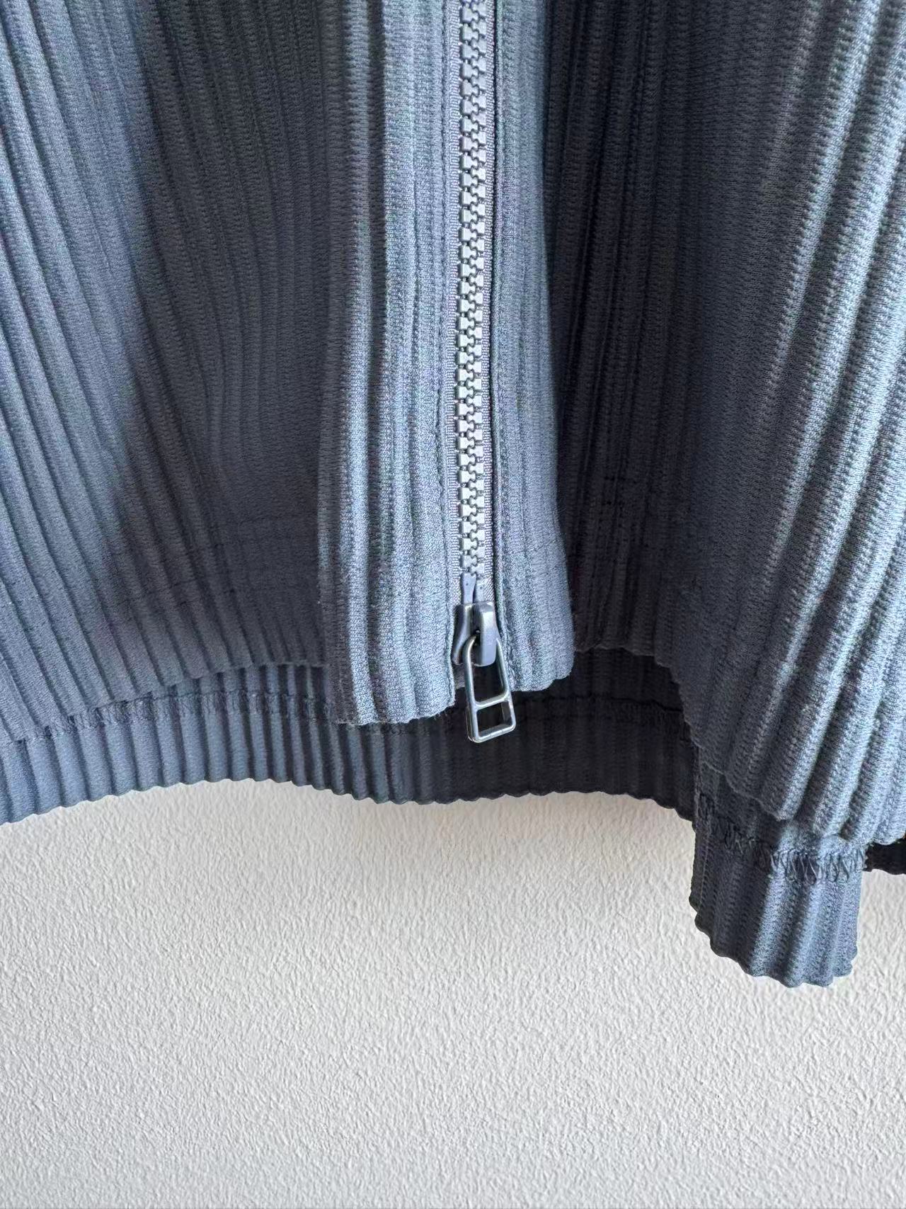 Homme Plissé Issey Miyake Blue Zip Jacket