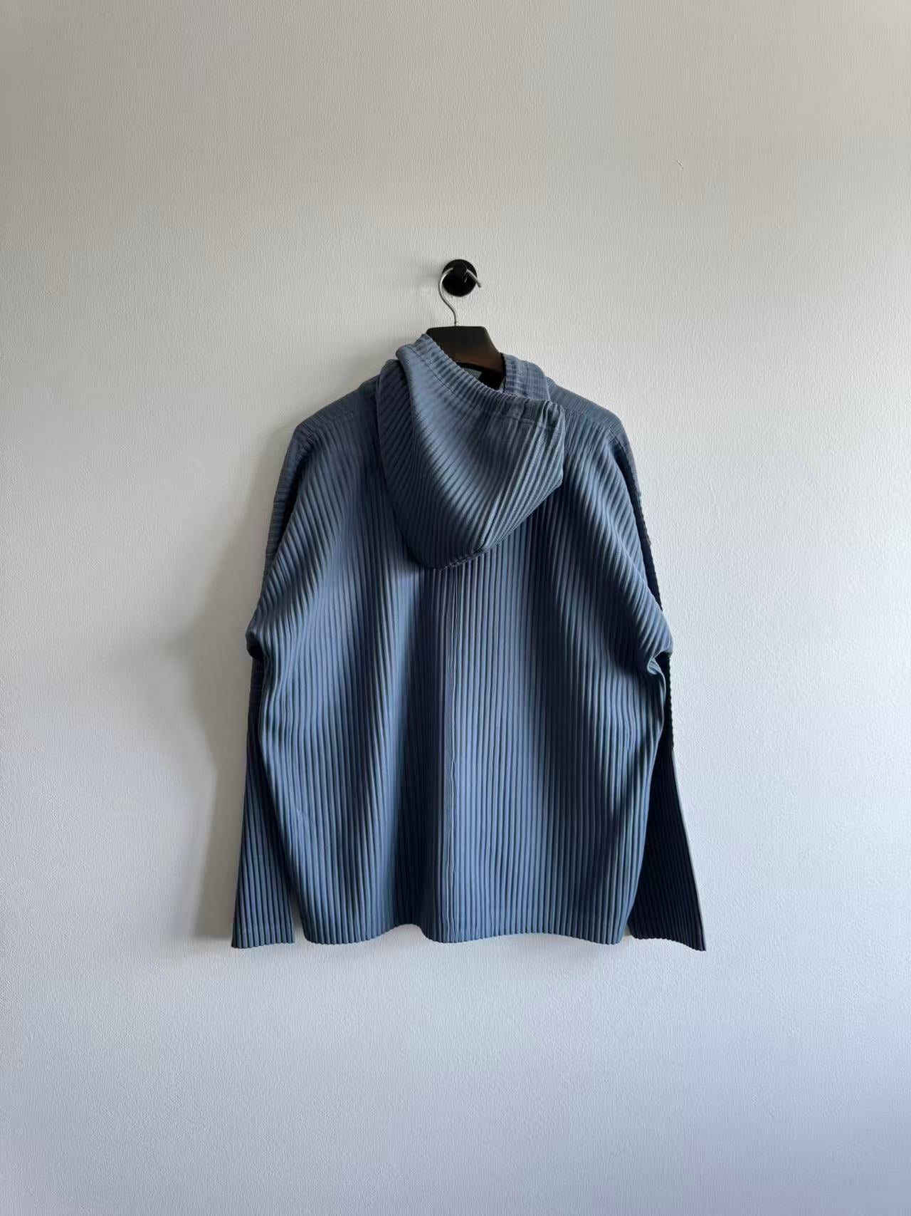 Homme Plissé Issey Miyake Blue Zip Jacket