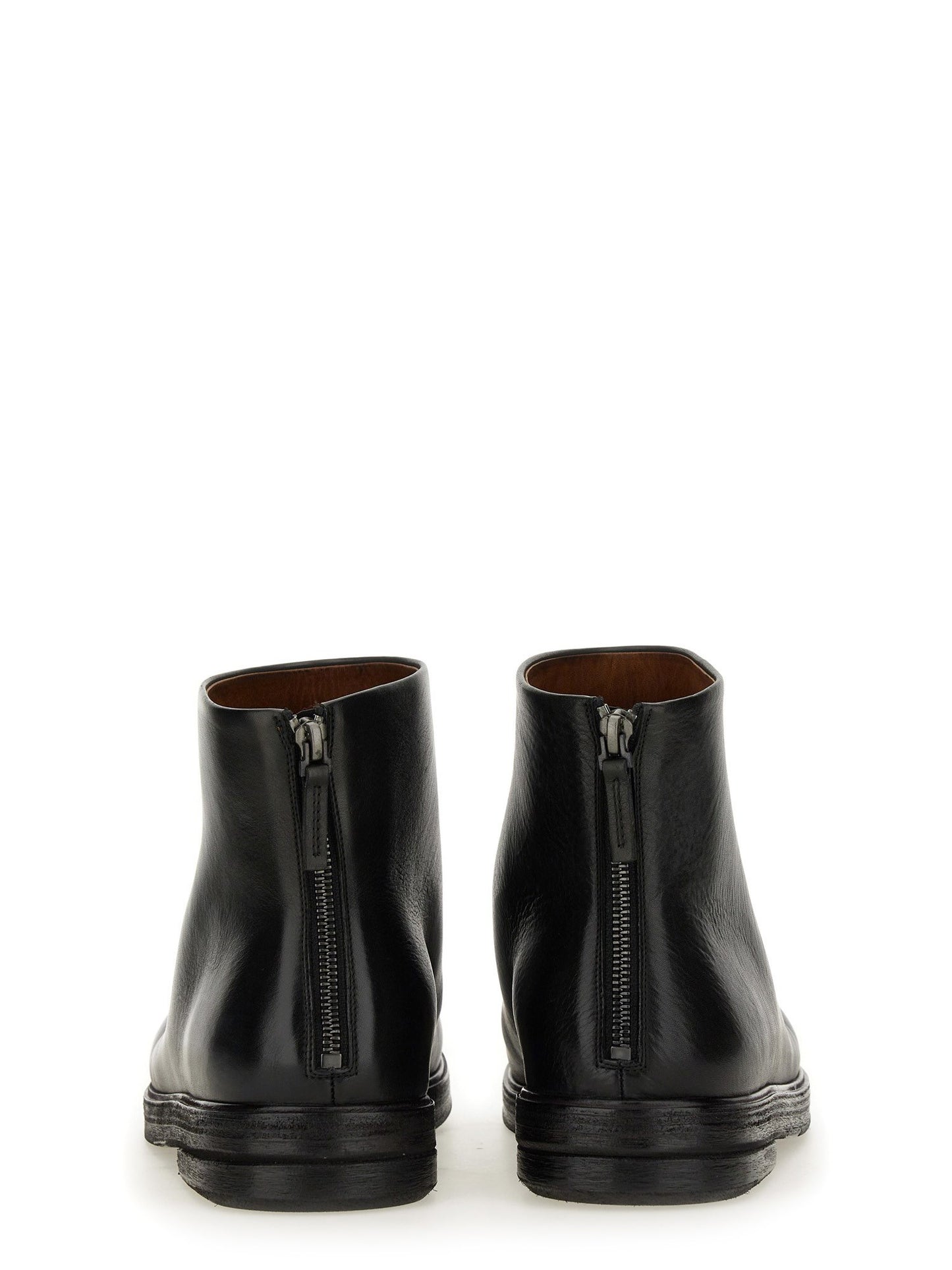 MARSÈLL PUMPKIN WEDGE BOOT LEATHER