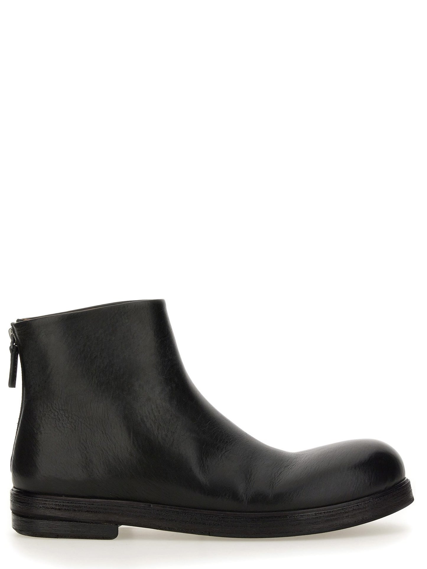 MARSÈLL PUMPKIN WEDGE BOOT LEATHER