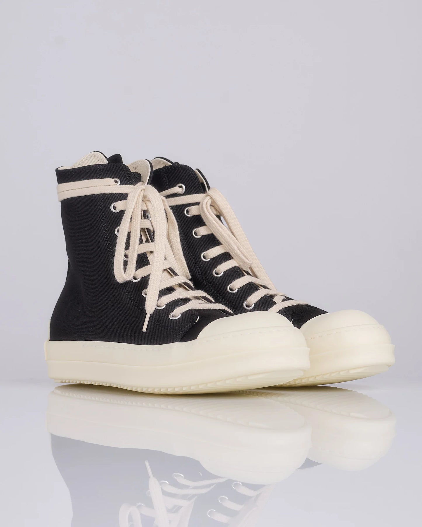 Rick Owens Hollywood DRKSHDW Sneaker High Black Milk