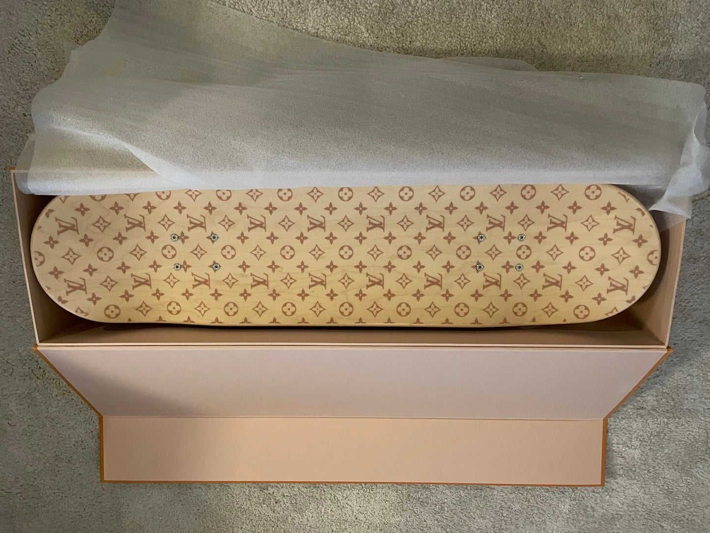 Louis Vuitton SS21 Virgil Abloh Monogram LV Skateboard