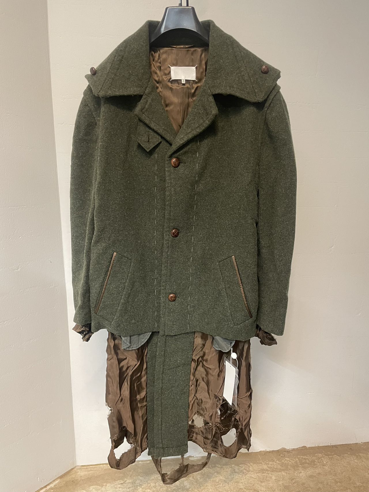 Maison Margiela Destroyed-Look Coat