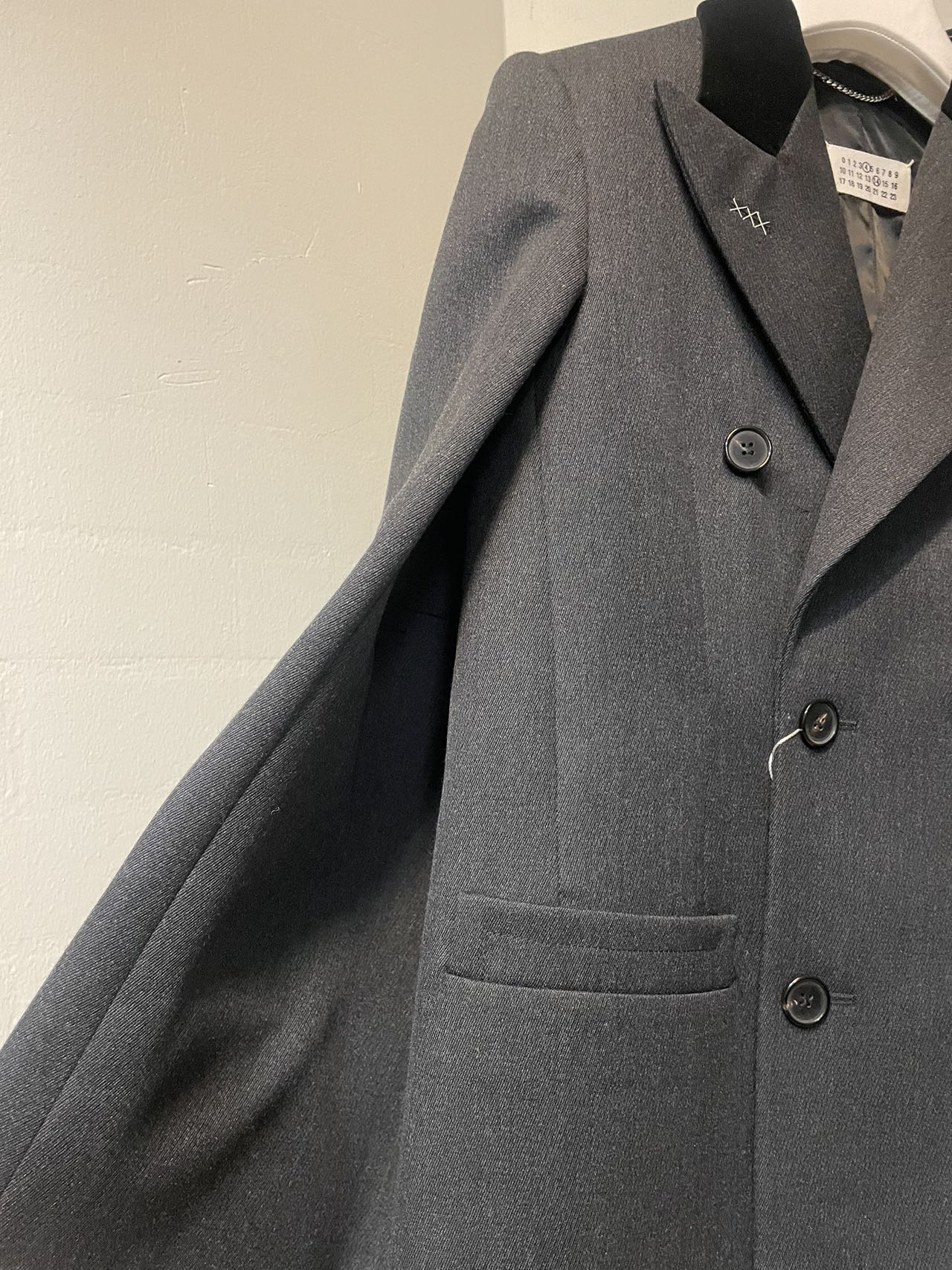 Margiela Spliced Work-In-Progress Wool Coat