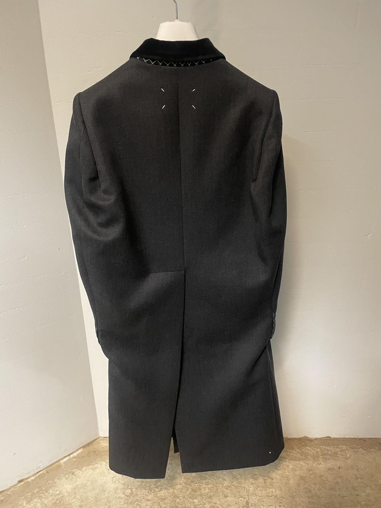 Margiela Spliced Work-In-Progress Wool Coat