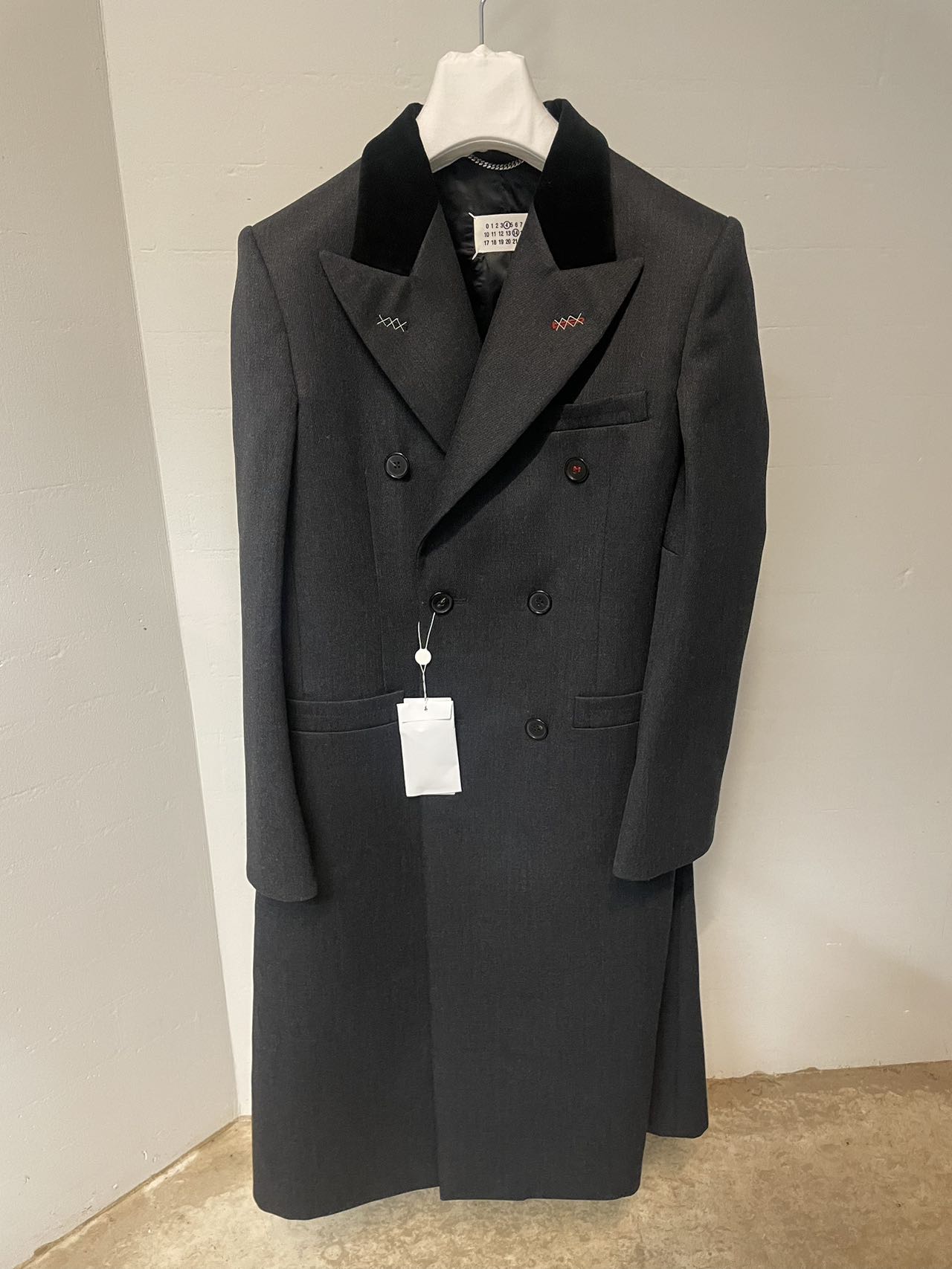 Margiela Spliced Work-In-Progress Wool Coat