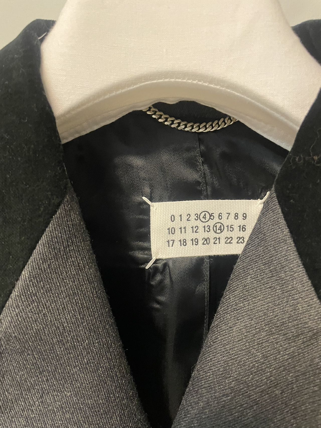 Margiela Spliced Work-In-Progress Wool Coat