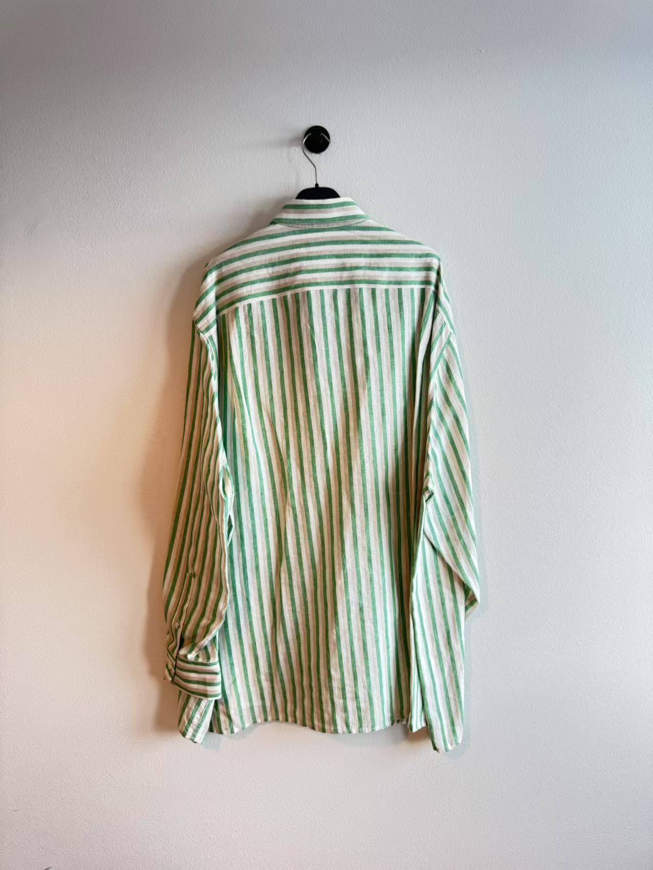 Raf Simons Oversized Shirt "Alice Neel" White-Green