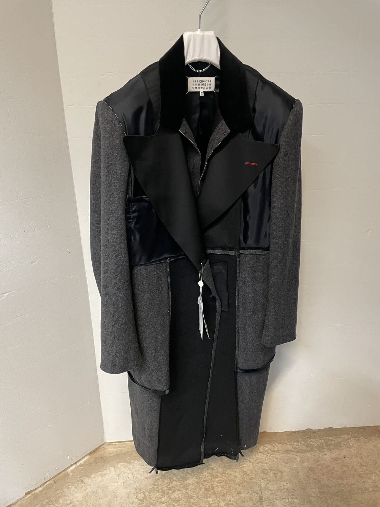 Maison Margiela Panelled Mid-Length Coat