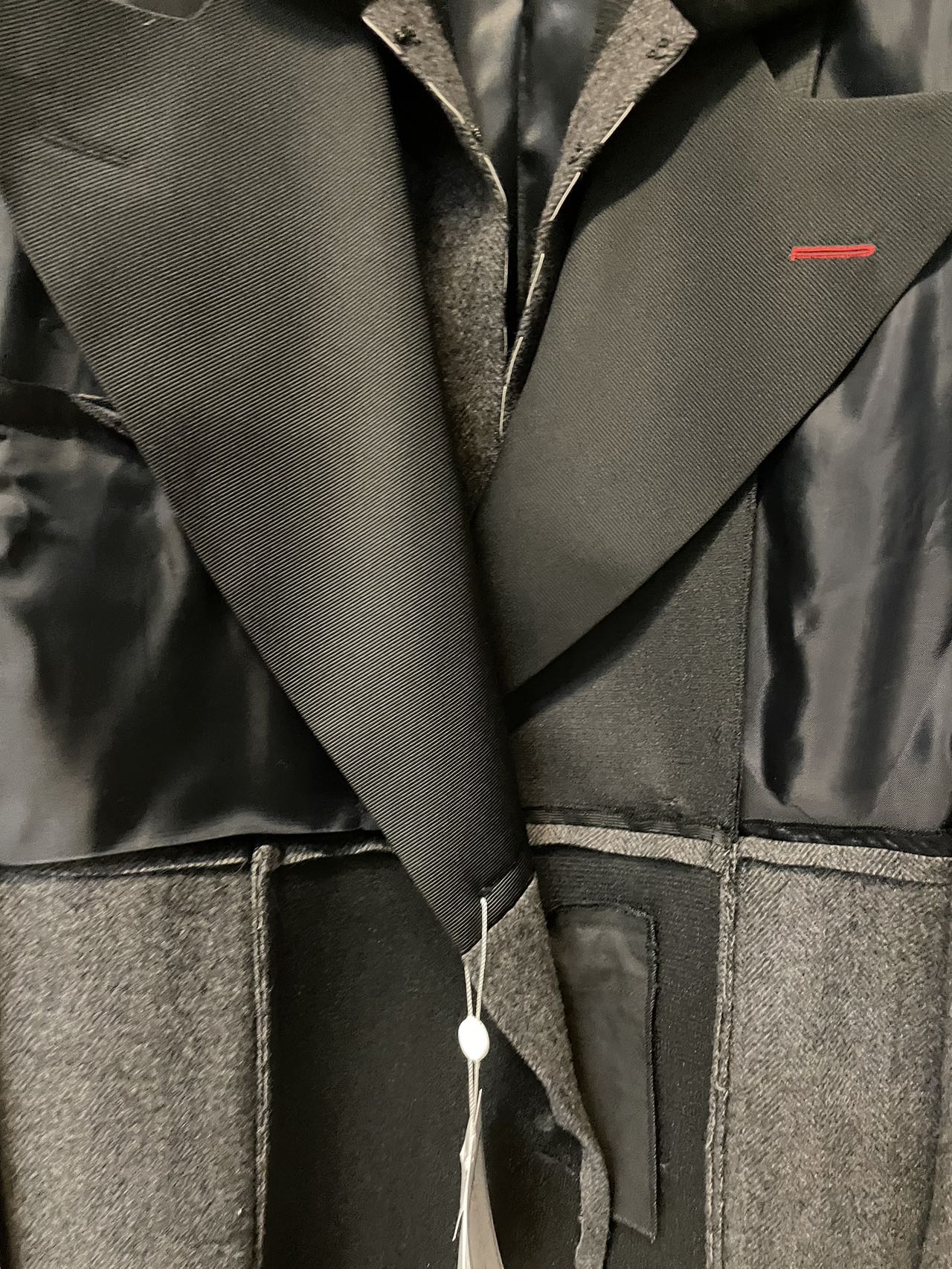 Maison Margiela Panelled Mid-Length Coat