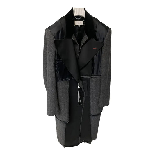 Maison Margiela Panelled Mid-Length Coat